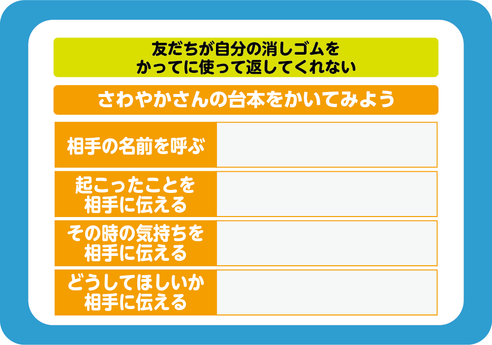 台本を書いてみよう